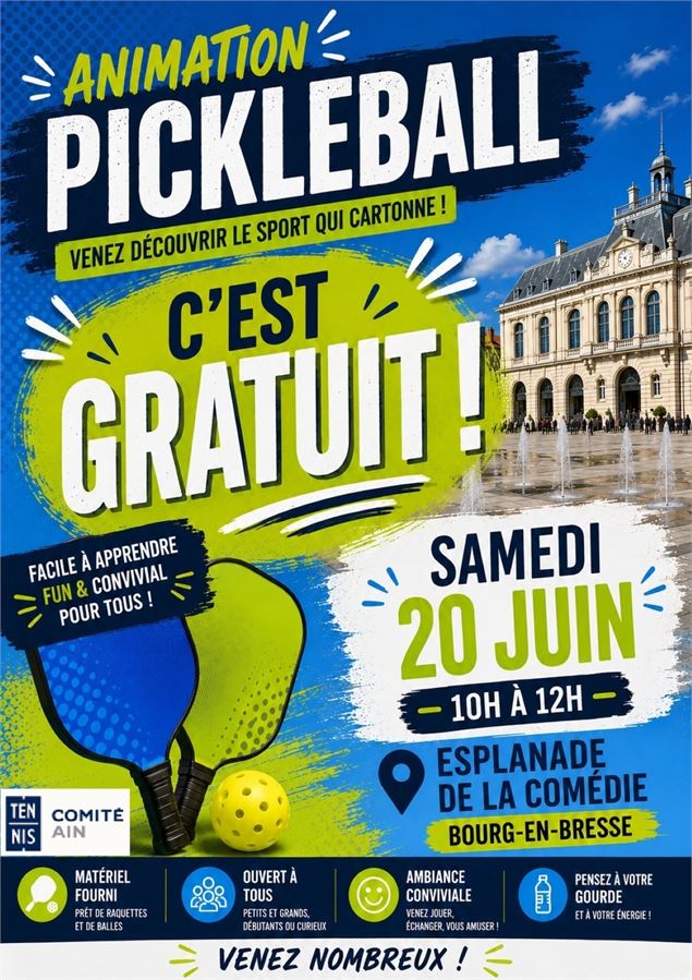Découverte du Pickleball - création comité