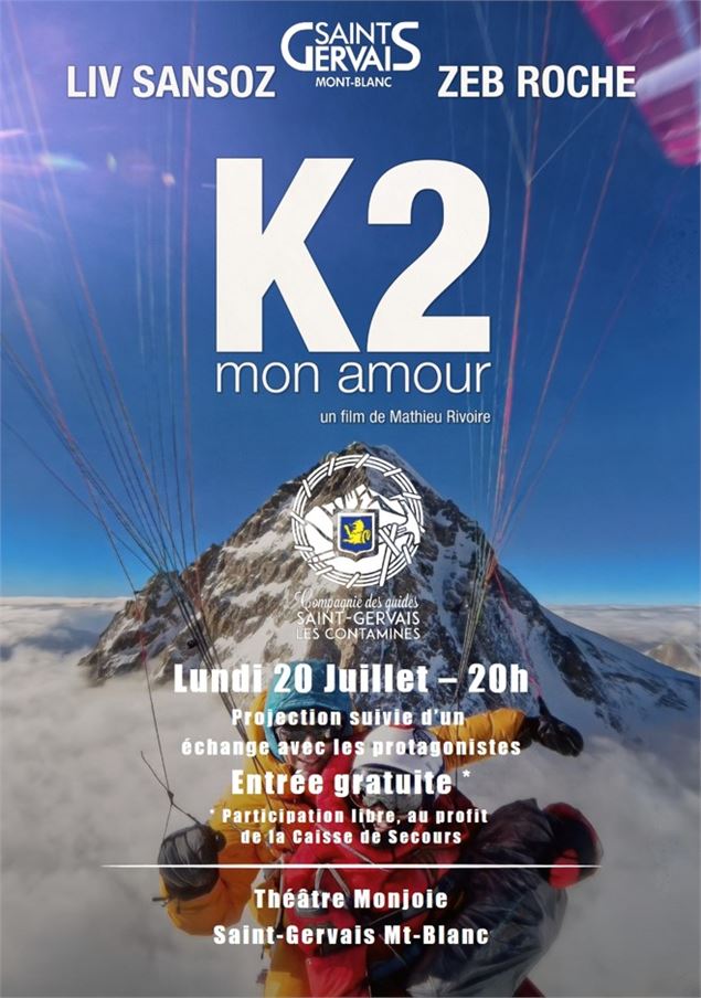 Projection - K2 mon amour_Saint-Gervais-les-Bains