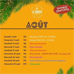 Diner Animé - SALON LIVE CLUB_Cruseilles - LE SANTO