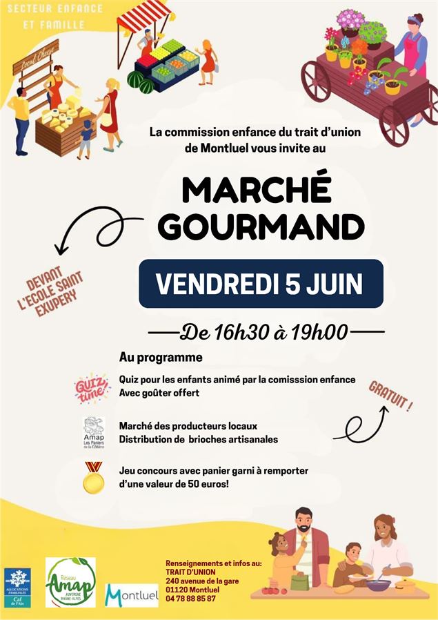 Marché de l'AMAP - mairie montluel
