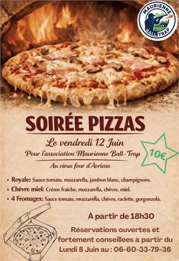 Soirée pizzas - Maurienne Ball Trap