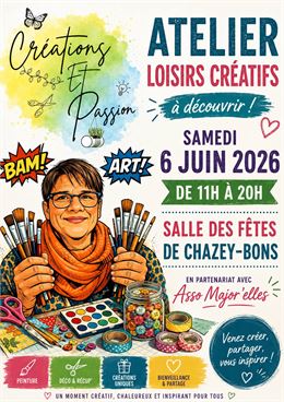 Ateliers de loisirs créatifs_Chazey-Bons - Créations et Passion