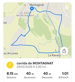 Corrida de MONTAGNAT 