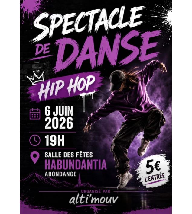 Affiche spectacle hip-hop - Alti'mouv