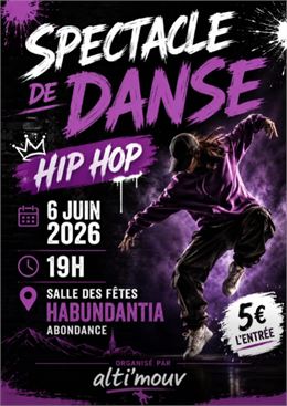 Affiche spectacle hip-hop - Alti'mouv