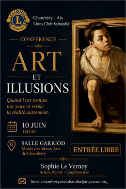Conférence : Art et illusions_Chambéry - Lions Club Sabaudia