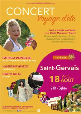 Concert - Voyage d'été_Saint-Gervais-les-Bains - Droits réservés