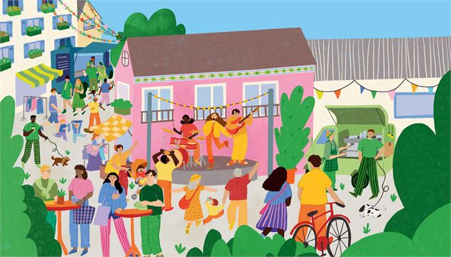 Les Rues en Fête : Street Food Festival, Fête du Commerce et Fête de la Musique_Annemasse