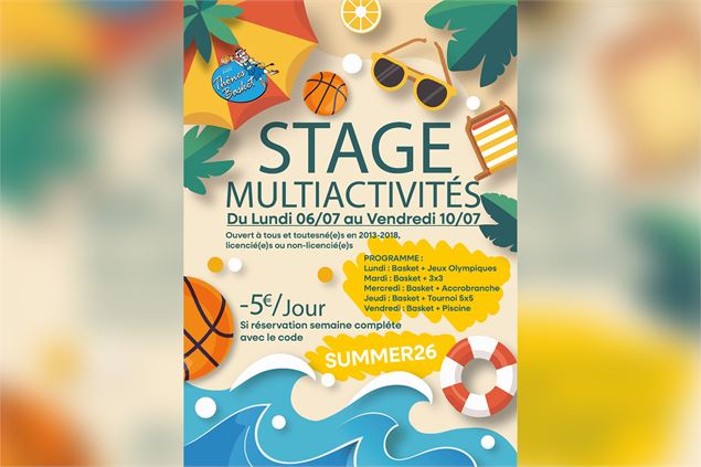 Stage multiactivités_Thônes - Basket club