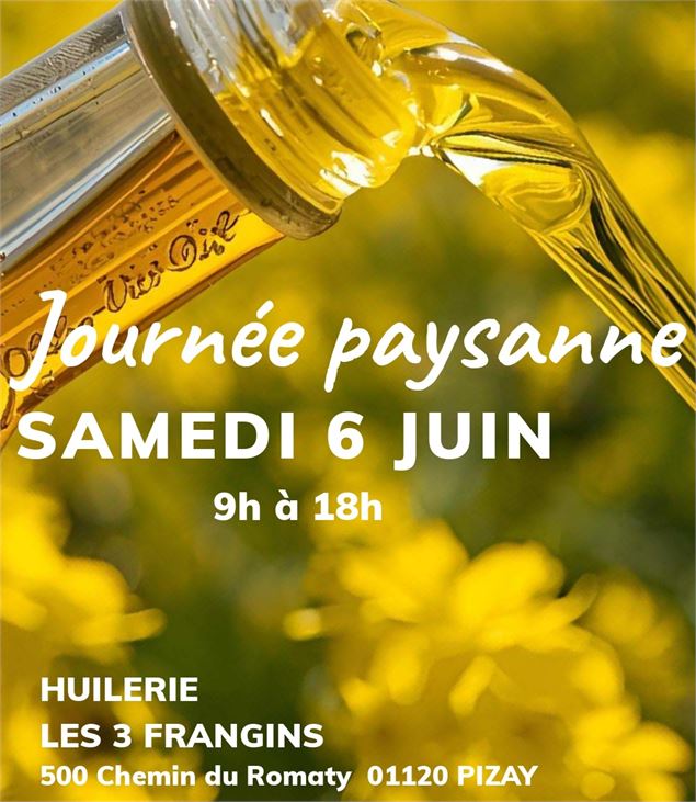 Portes ouvertes à l'huilerie des 3 frangins_Pizay - Huilerie des 3 frangins