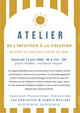 Atelier de l'intuition à la création - copyright