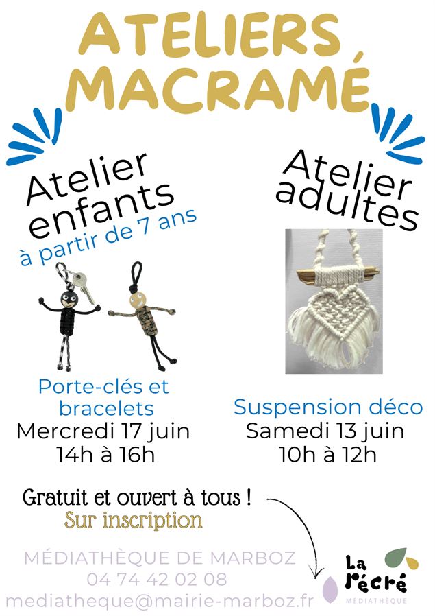 Atelier Macramé Adulte - nc