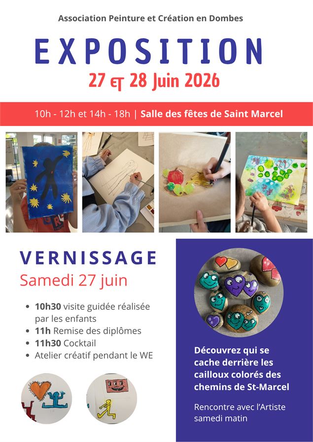 L'affiche détaille le programme de l'exposition - Marie Agostini