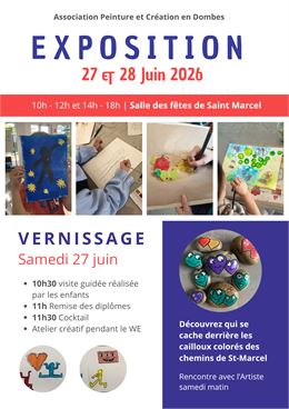 L'affiche détaille le programme de l'exposition - Marie Agostini