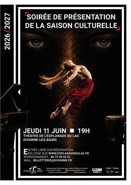 Présentation de la saison 26-27 du Théâtre de l'Esplanade du Lac - Service Communication de Divonne-