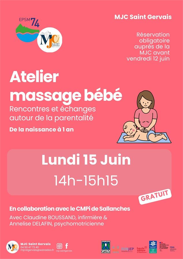Atelier massage bébé_Saint-Gervais-les-Bains - Droits réservés