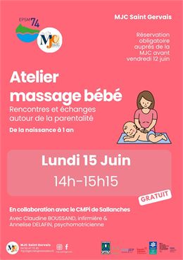 Atelier massage bébé_Saint-Gervais-les-Bains - Droits réservés