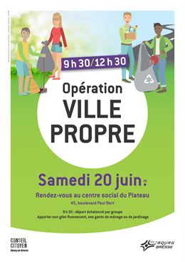 Opération Ville Propre - Ville de Bourg-en-Bresse