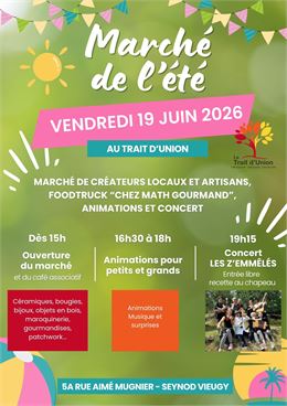 Marché de l'été au Trait d'union_Annecy