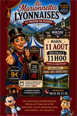 Guignol à Morzine : Un spectacle familiale traditionnel_Morzine - les marionnettes Lyonnaises