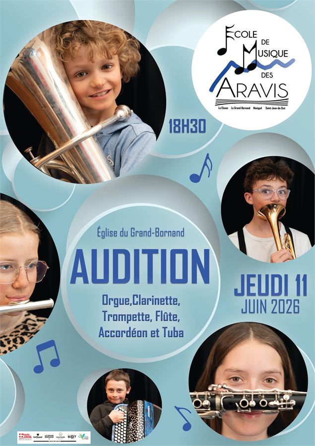 Concert de l'école de musique des Aravis_Le Grand-Bornand