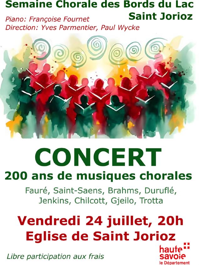 Concert : 200 ans de musiques chorales_Saint-Jorioz - Paul Wycke