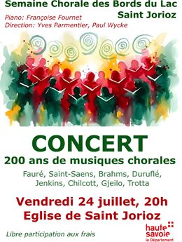 Concert : 200 ans de musiques chorales_Saint-Jorioz - Paul Wycke