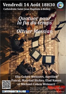 Musiques en Bugey : " Olivier Messiaen " à la cathédrale Saint Jean Baptiste_Belley - Musiques en Bu