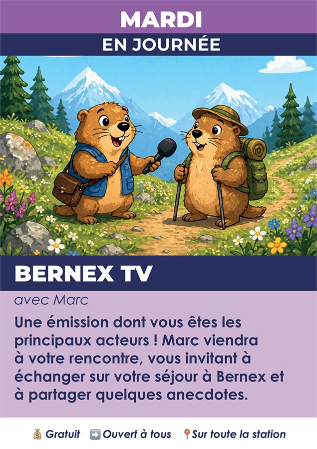 Affiche de l'animation - Bernex Mairie