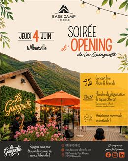 Soirée Opening de la Guinguette_Albertville