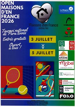 Open Maisons d'en France tournoi national Paratennis avec le Miribel Tennis Club_Miribel - Miribel T