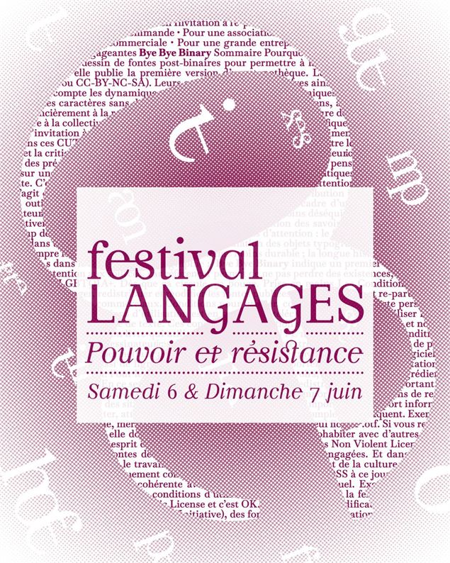Festival Langages - API | Typothèque Bye Bye Binary | Texte: Conditions d'Utilisation Typographiques