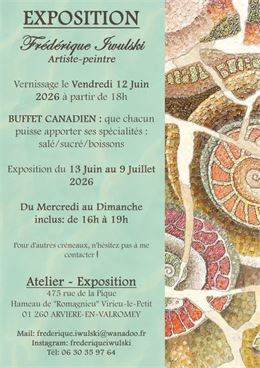 Exposition des peintures de Frédérique Iwulski_Arvière-en-Valromey - Frédérique Iwulski