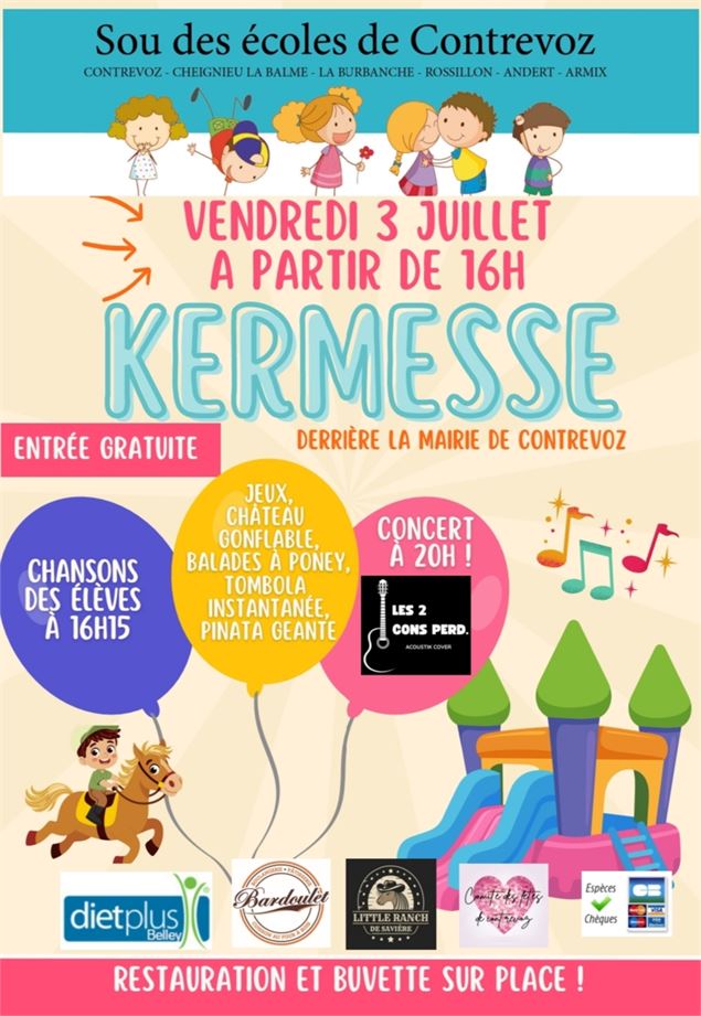 Kermesse de l'école_Contrevoz - Sou des Ecoles de Contrevoz