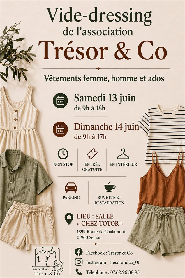 Vide-dressing ados & adultes printemps/été