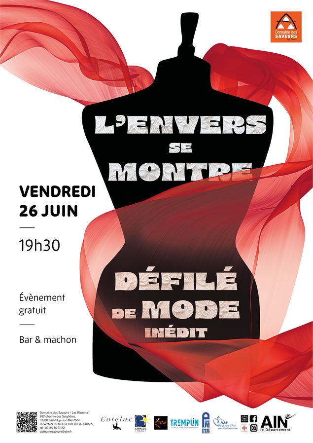 L'envers se montre - défilé de mode_Saint-Cyr-sur-Menthon - Département Ain