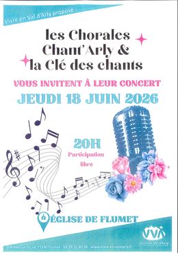Concert Chant'Arly et la Clé des chants - Vivre en Val d'Arly