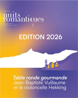 Festival des Nuits Romantiques - Table Ronde Gourmande_Aix-les-Bains