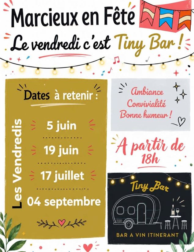 Le vendredi, c'est TINY Bar !_Marcieux - Tiny Bar