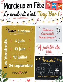 Le vendredi, c'est TINY Bar !_Marcieux - Tiny Bar