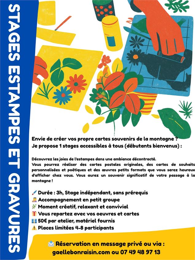 Stage Estampes et Gravures_Les Carroz-d'Arâches