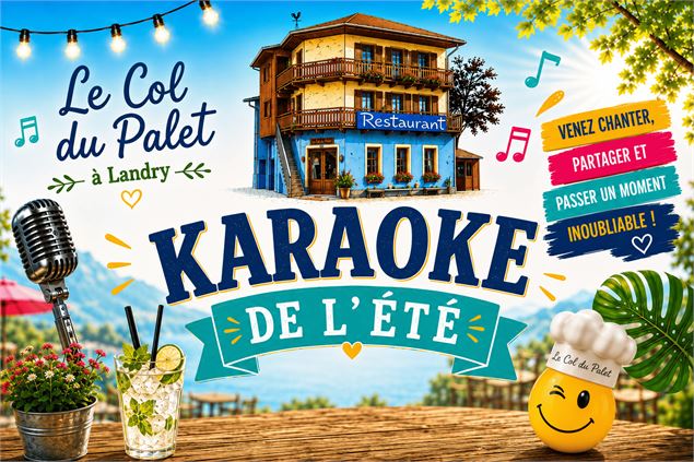 Soirée karaoké au Col du Palet
