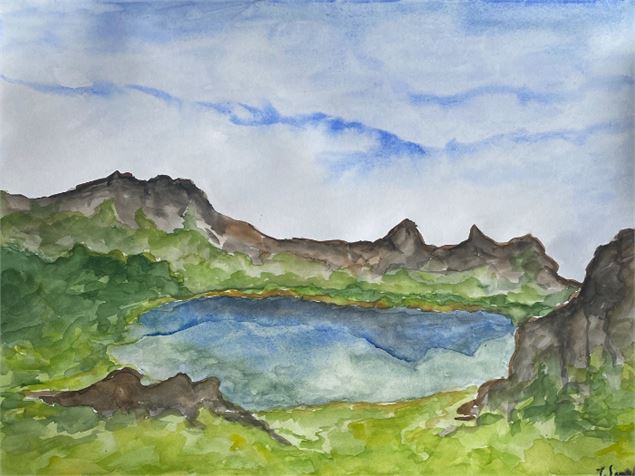 Zen Altitude : Atelier d'Aquarelle avec Isabelle_Méribel