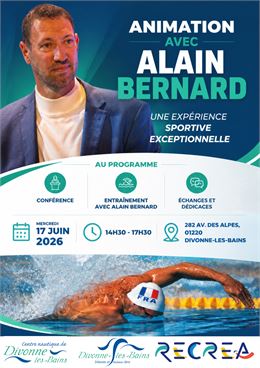 Animations avec Alain Bernard - © 2026 Centre nautique de Divonne-les-Bains – Tous droits réservés