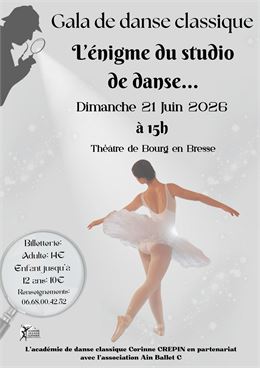 Gala annuel de danse classique - L’énigme du studio de danse ©