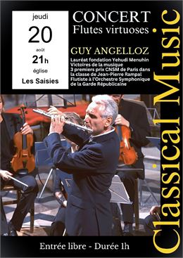 Concert de flûtes virtuoses - Guy Angelloz Les Saisies_Les Saisies