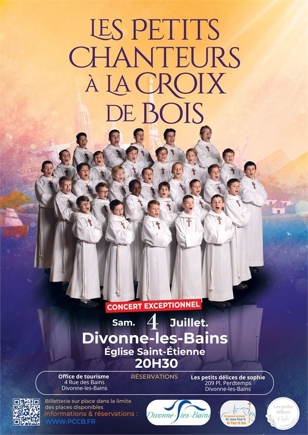 Concert exceptionnel des Petits Chanteurs à la Croix de Bois - Affiche