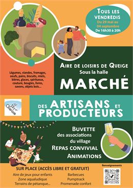 Le marché des artisans et producteurs_Queige