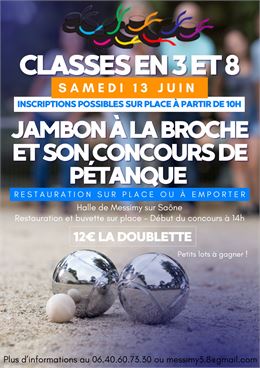 Concours pétanque/jambon_Messimy-sur-Saône