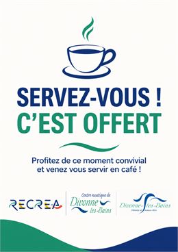 Café offert tous les samedis - © 2026 Centre nautique de Divonne-les-Bains – Tous droits réservés